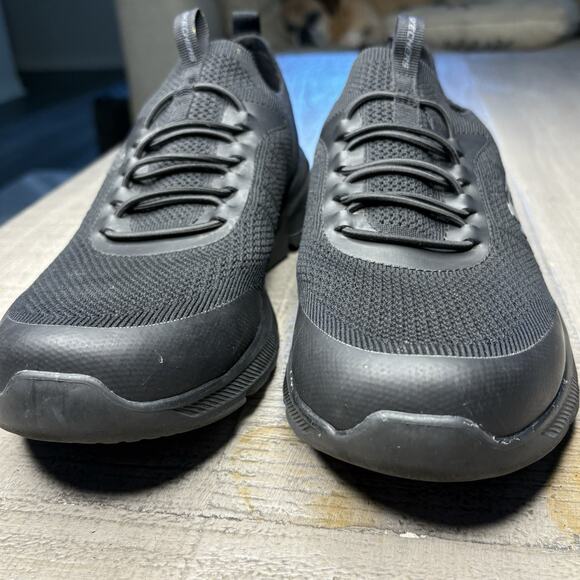 Skechers Mens Size 11 Relaxed Fit Dual-Lite Memory Foam Athletic Slip On Shoes - Picture 2 of 8